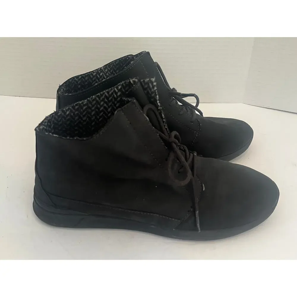 Women's Reef‎ Rover Hi LS Fall Winter Black Boot Bootie Size 10